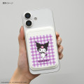 Japan Sanrio MagSafe Card Wallet - Kuromi - 5