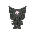 Japan Sanrio Petasuma Double-Sided Suction Pad - Kuromi - 1
