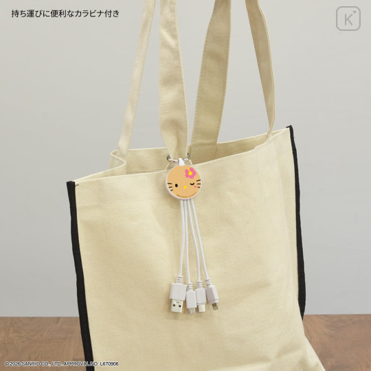 Japan Sanrio Multi Charging Cable - Hello Kitty - 5