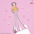 Japan Sanrio Multi Charging Cable - Hello Kitty - 6