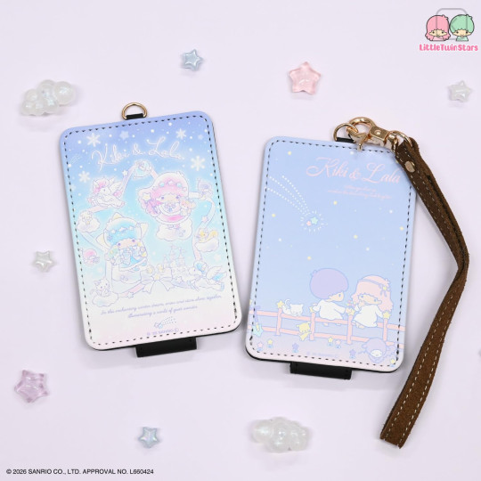 Japan Sanrio Card Case - Little Twin Stars : Starry Sky Retro - 7