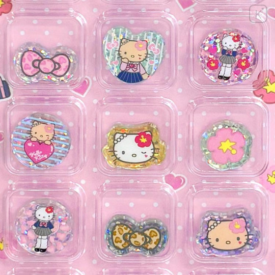 Japan Sanrio Crystal Sticker - Hello Kitty - 2