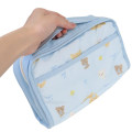 Japan San-X Multi-Purpose Travel Document Organizer - Rilakkuma : Ribbon Light Blue - 2