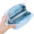 Japan San-X Multi-Purpose Travel Document Organizer - Rilakkuma : Ribbon Light Blue - 3