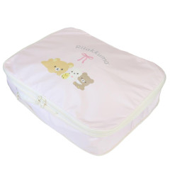 Japan San-X Clothing Compression Storage Pouch (S) - Rilakkuma : Ribbon Light Pink