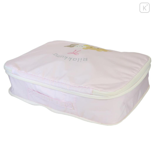 Japan San-X Clothing Compression Storage Pouch (S) - Rilakkuma : Ribbon Light Pink - 2