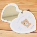 Japan San-X Heart-Shaped Slide Mirror - Chairoikoguma : Ribbon - 3