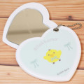 Japan San-X Heart-Shaped Slide Mirror - Kiiroitori : Ribbon Mint - 3