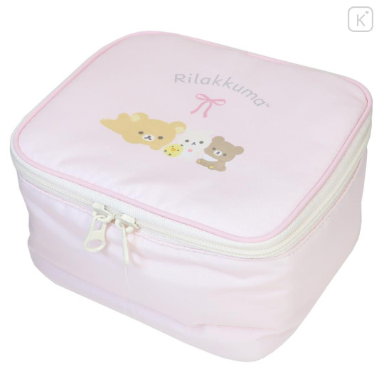Japan San-X Vanity Pouch - Rilakkuma : Ribbon Light Pink - 1