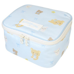Japan San-X Vanity Pouch - Rilakkuma : Ribbon Light Blue
