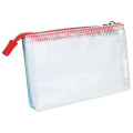 Japan Doraemon 3-Pocket Mini Clear Flat Pouch - Doraemon : Secret Gadgets Blue - 2