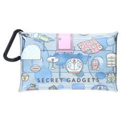 Japan Doraemon Clear Multi Case (S) - Doraemon : Secret Gadgets Blue