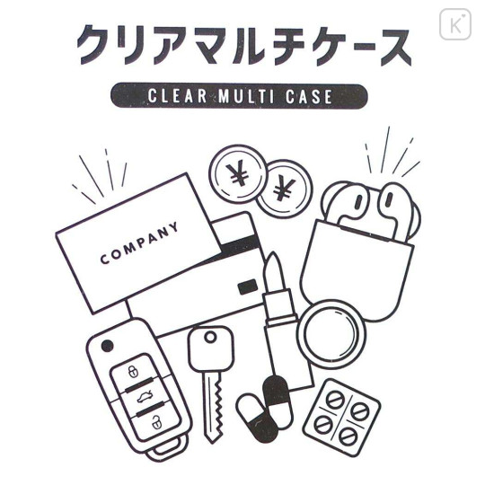 Japan Doraemon Clear Multi Case (S) - Doraemon : Happy Face - 4