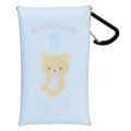 Japan San-X Clear Multi Case (S) - Rilakkuma : Ribbon Light Blue - 1