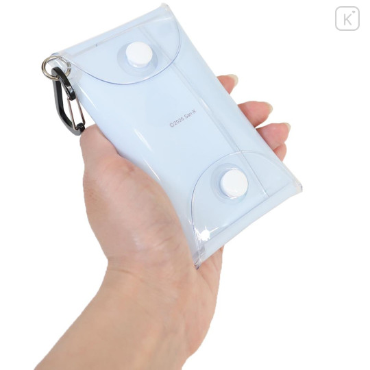 Japan San-X Clear Multi Case (S) - Rilakkuma : Ribbon Light Blue - 2
