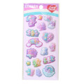 Japan Care Bears Epoxy Seal Sticker - 3D Rainbow - 1
