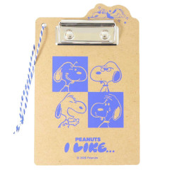 Japan Peanuts A6 Wooden Clipboard - Snoopy : I Like... Peanuts
