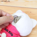 Japan Sanrio Plush Pouch & Bag Charm - Hello Kitty : Heart Sunglasses Y2K Athleisure - 3