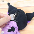 Japan Sanrio Plush Pouch & Bag Charm - Kuromi : Heart Sunglasses Y2K Athleisure - 3
