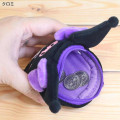 Japan Sanrio Face-Shaped Mini Pouch - Kuromi : Heart Sunglasses Y2K Athleisure - 2