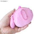 Japan Sanrio Face-Shaped Mini Pouch - My Melody : Heart Sunglasses Y2K Athleisure - 3