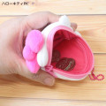 Japan Sanrio Face-Shaped Mini Pouch - Hello Kitty : Heart Sunglasses Y2K Athleisure - 2
