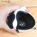 Japan Sanrio Face-Shaped Mini Pouch - Hello Kitty : Heart Sunglasses Y2K Athleisure Black - 2