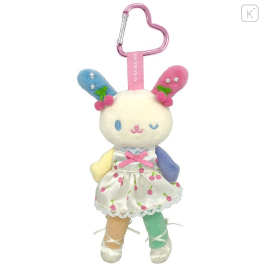 Japan Sanrio Style Up Mascot - Usahana : White Dress Cherry - 1