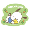 Japan Sanrio Large Vinyl Sticker - Pochacco : Carrot - 1