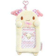 Japan Sanrio Fluffy Pass Case Card Holder - Cinnamoroll : Cinnamo Angel Friend Azuki