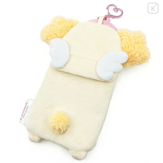 Japan Sanrio Fluffy Pass Case Card Holder - Cinnamoroll : Cinnamo Angel Friend Chiffon - 2