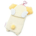 Japan Sanrio Fluffy Pass Case Card Holder - Cinnamoroll : Cinnamo Angel Friend Chiffon - 2