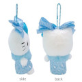 Japan Sanrio Mascot Ball Chain - Hello Kitty : Blue Leopard Ribbon - 2