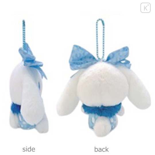Japan Sanrio Mascot Ball Chain - Cinnamoroll : Blue Leopard Ribbon - 2