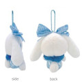 Japan Sanrio Mascot Ball Chain - Cinnamoroll : Blue Leopard Ribbon - 2