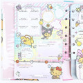 Japan Sanrio Friendship Profile Memory Book Keepsake - Tan Sunburned Sparkling Tropical - 5