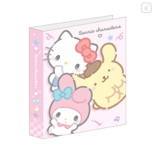 Japan Sanrio Friendship Profile Memory Book Keepsake - Characters Pink - 1