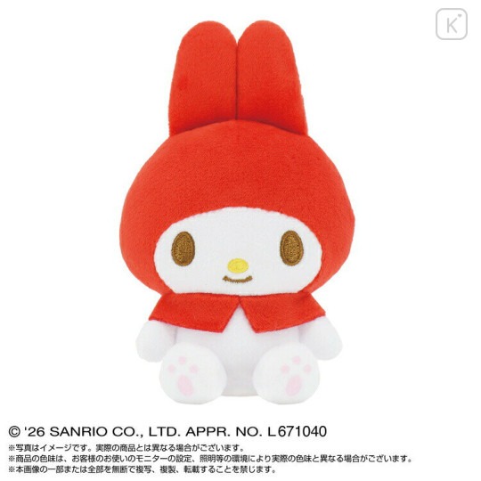 Japan Sanrio Play Charm Phone Holder - My Melody : Sitting Red - 1