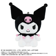 Japan Sanrio Play Charm Phone Holder - Kuromi : Sitting