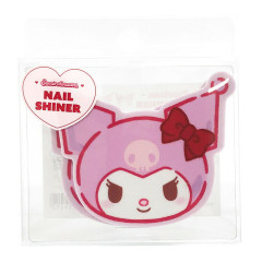 Japan Sanrio Nail File Shiner - Kuromi : Face Red