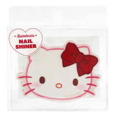 Japan Sanrio Nail File Shiner - Hello Kitty : Face Red