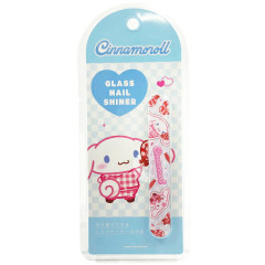 Japan Sanrio Glass Nail File Shiner - Cinnamoroll : Milk Red