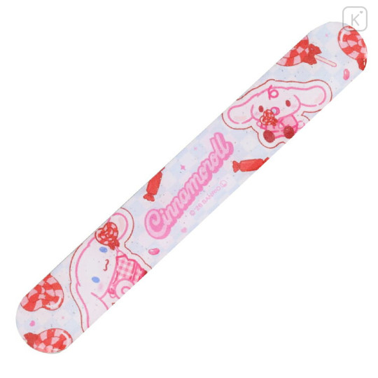 Japan Sanrio Glass Nail File Shiner - Cinnamoroll : Milk Red - 2