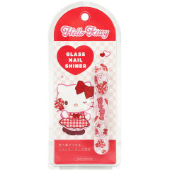 Japan Sanrio Glass Nail File Shiner - Hello Kitty : Red