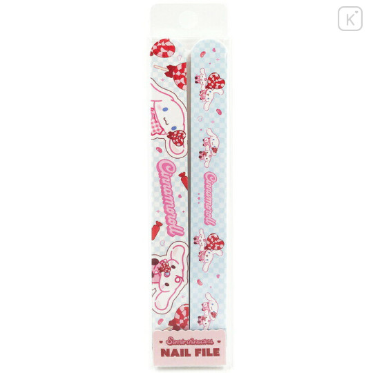 Japan Sanrio Nail File Shiner Set - Cinnamoroll : Red - 1