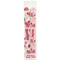 Japan Sanrio Nail File Shiner Set - Hello Kitty : Red - 1