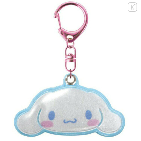 Japan Sanrio Reflector Keychain - Cinnamoroll : Face - 1