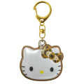 Japan Sanrio Reflector Keychain - Hello Kitty : Face Leopard - 1