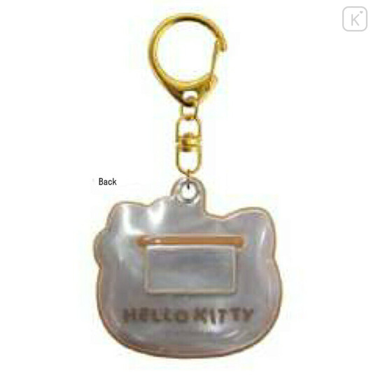 Japan Sanrio Reflector Keychain - Hello Kitty : Face Leopard - 2