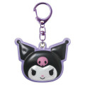 Japan Sanrio Reflector Keychain - Kuromi : Face - 1